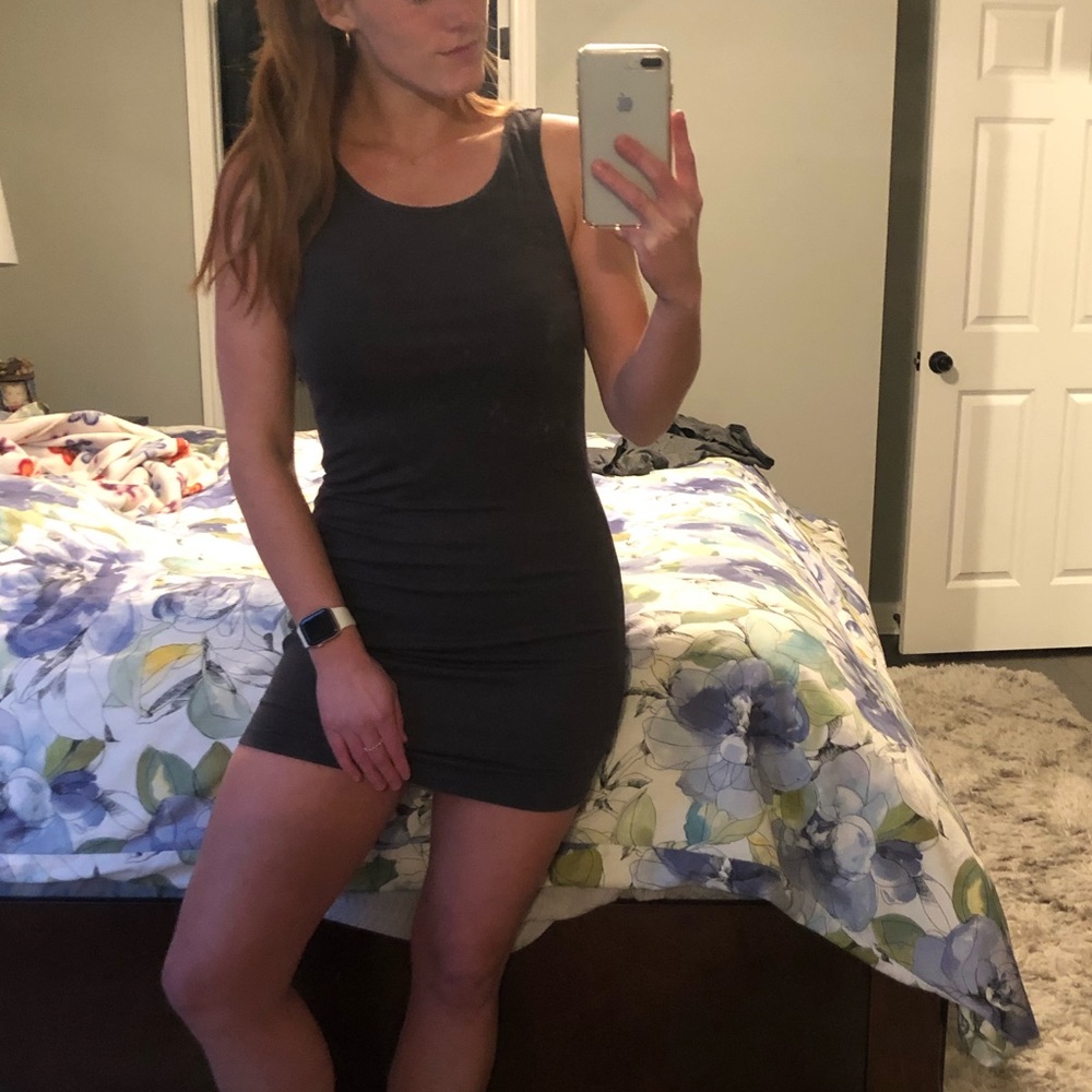 Dark Grey Tight Dress
